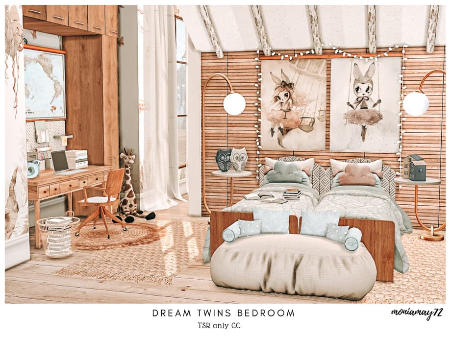 Детская спальня Dream Twins Bedroom CC (лот)